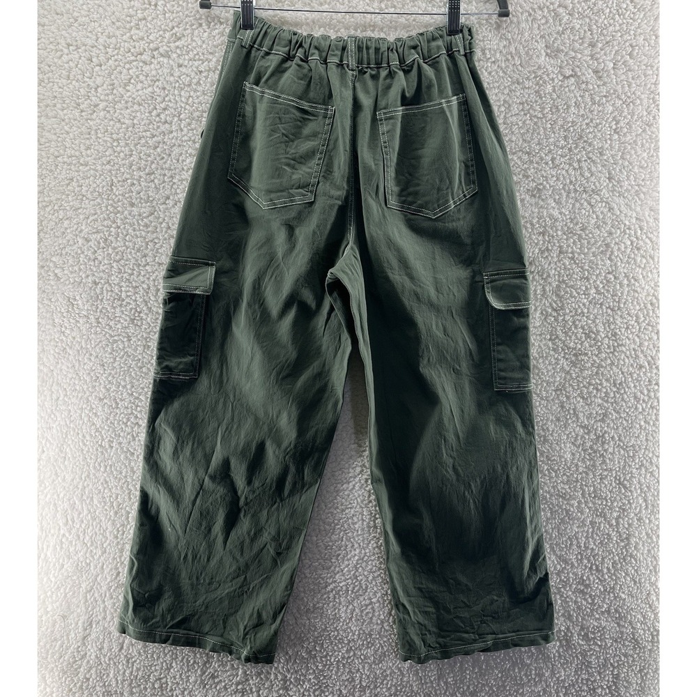 Rachel Paige Women's Large Stretch Wide Leg Cargo Pants Streetwear Y2K Grunge - Picture 10 of 10